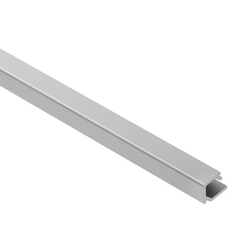 Schluter QUADEC-K Profilé de finition et de protection à surface visible carrée - aluminium anodisé mat 1/2" (12.5 mm) x 8' 2-1/2"
