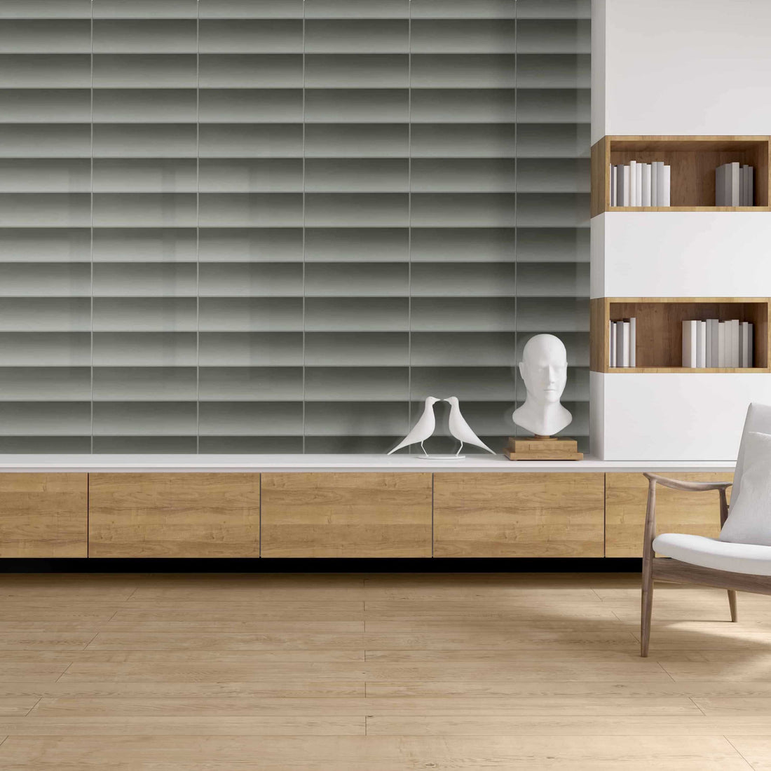 Carreaux de céramique | Collection Shades of Blinds - 4 po x 12 po