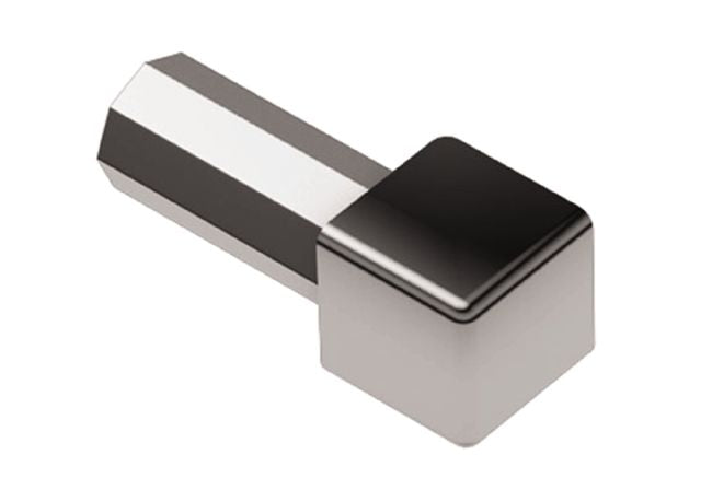 Schluter Coin intérieur/extérieur 90° QUADEC - aluminium chromé anodisé poli 3/16" (4.5 mm)