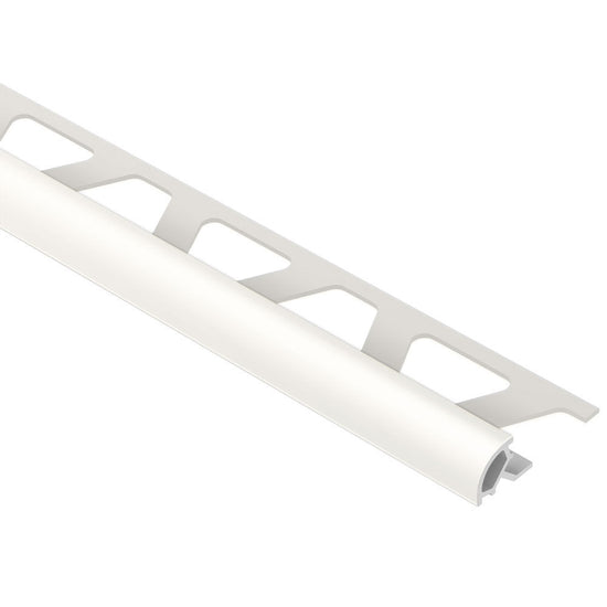 Schluter RONDEC Bullnose Trim - Plastique (PVC) Blanc 5/16" (8 mm) x 8' 2-1/2"