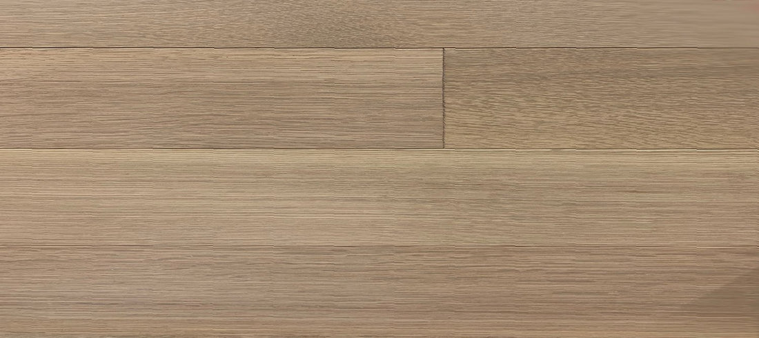 Plancher Preverco Bois d’ingénierie 5 1/8 po en Chêne blanc SQ | Collection Flex 19 - Nuance Raw, fini mat, 3/4 po d’épaisseur