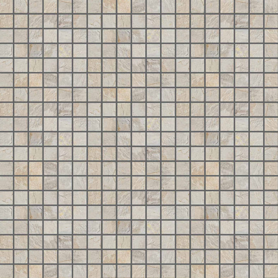 Carreaux de céramique Collection Slaty 2 po x 2 po, ton Amande, finition mate