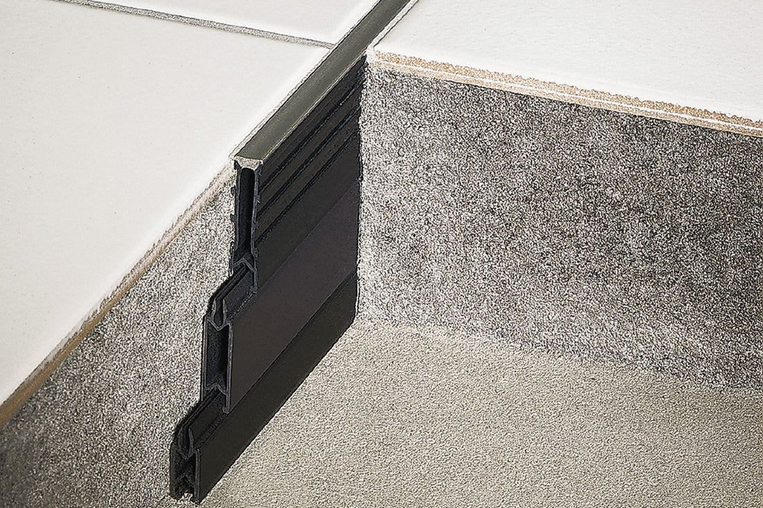 Schluter DILEX-MP Profilé d'expansion de chappe - plastique PVC gris 5/16" x 1-3/8" (35 mm) x 8' 2-1/2"