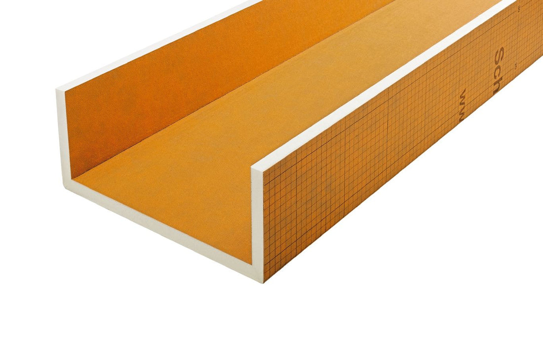 Schluter KERDI-BOARD-U Panneau en forme de U avec une largeur de 7-7/8" replié 3/4" x 24-1/2" x 96"