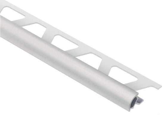 Schluter RONDEC Bullnose Trim - Plastique (PVC) Gris Clair 7/16" (11 mm) x 8' 2-1/2"