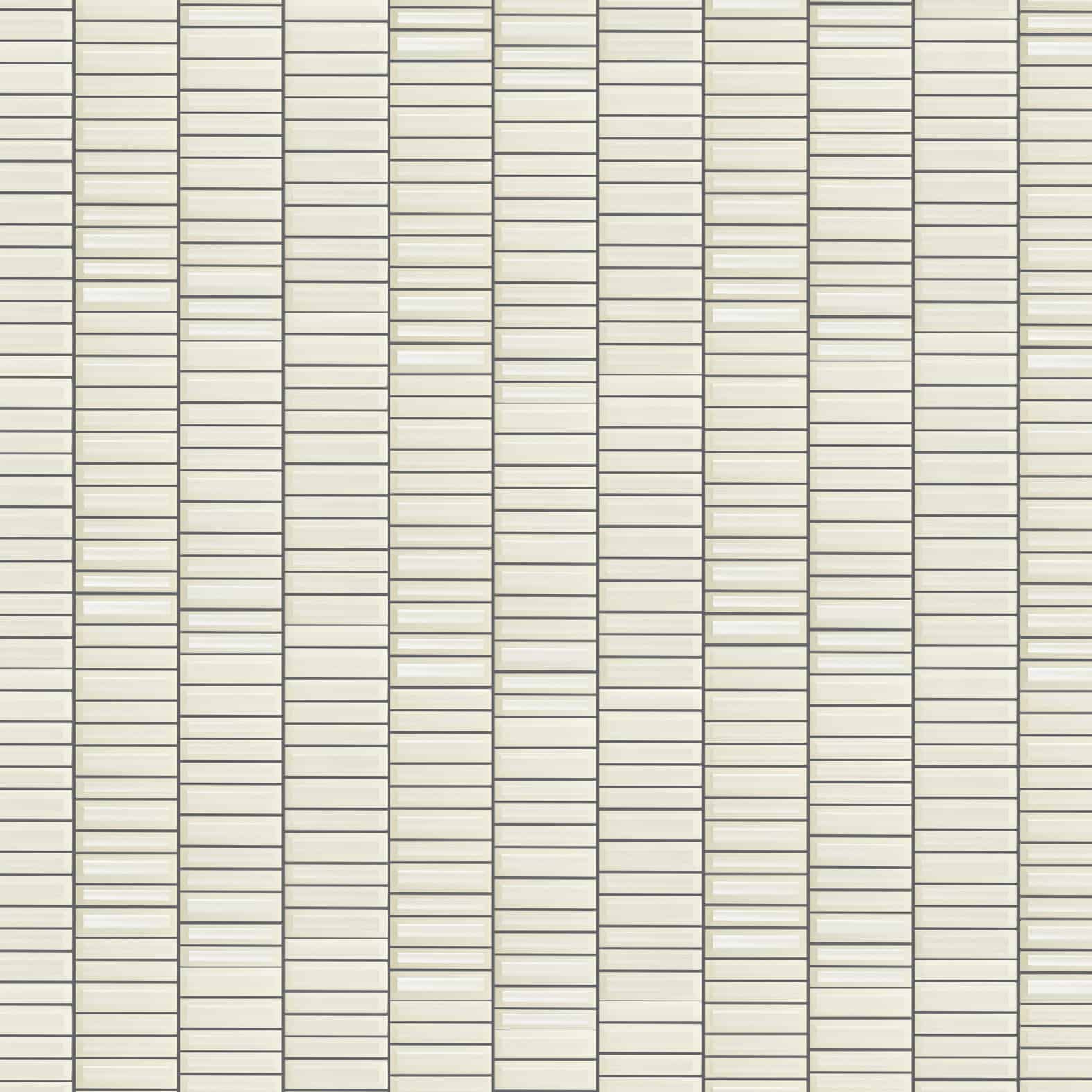 Carreaux de céramique Collection Livello mosaïque 12 po x 12 po, teinte Avorio (ivoire)