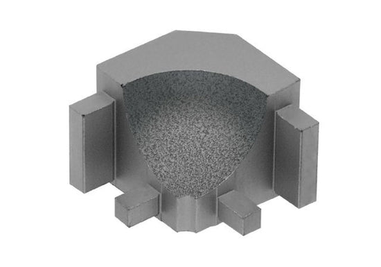 Schluter DILEX-AHK Coin intérieur 90° avec un radius de 3/8" (10 mm) - aluminium étain