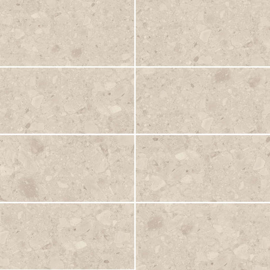 Carreaux de céramique Collection Flodsten 12 po x 24 po crème mat