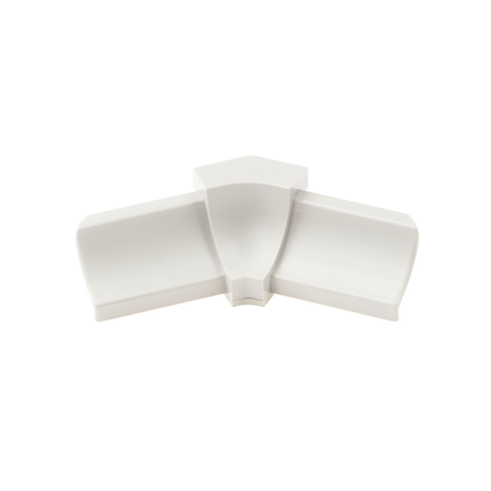 Schluter DILEX-PHK Inside Corner 135° avec un radius de 3/8" (10 mm) - plastique PVC blanc