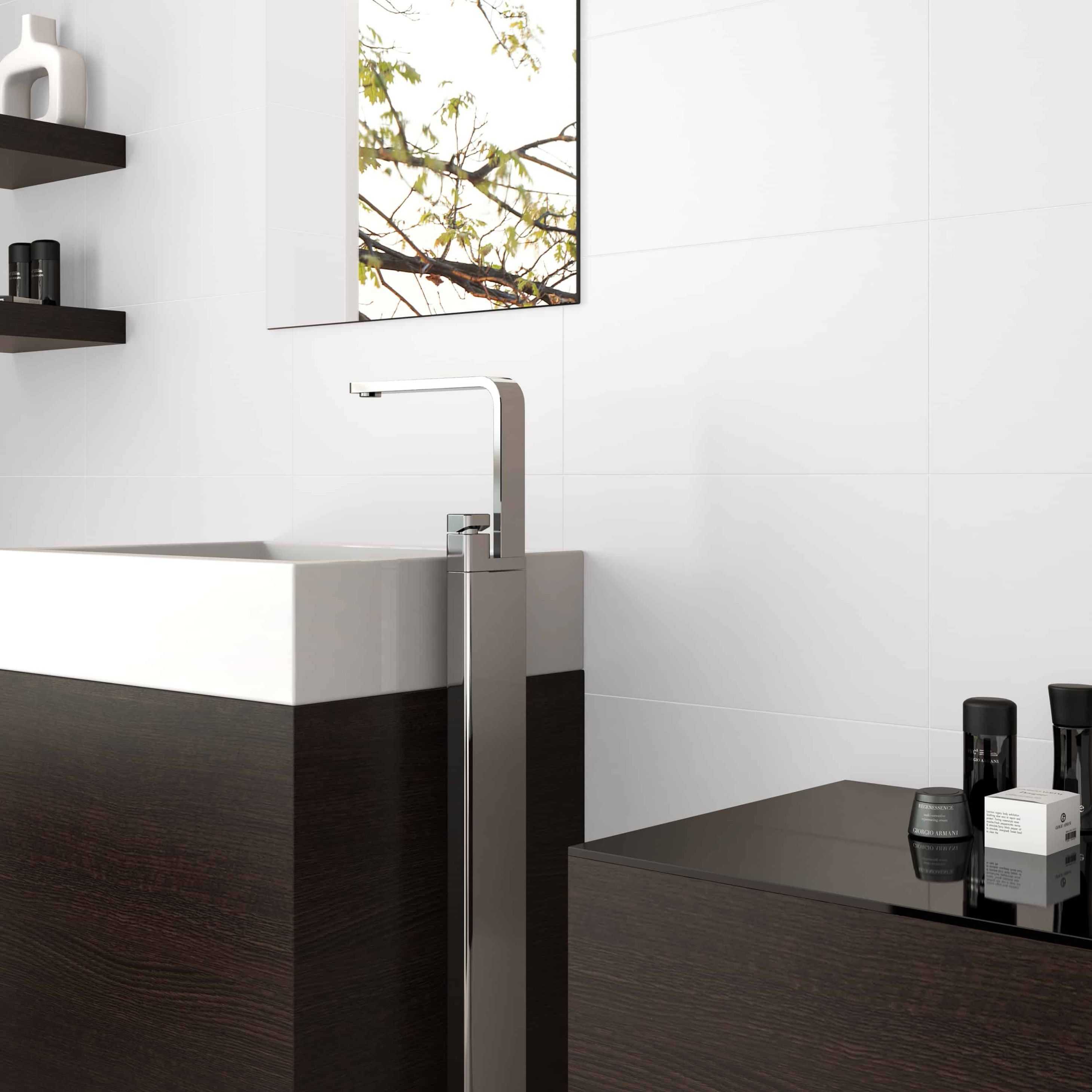 Carreaux de céramique | Collection Superwhite - 12 po x 36 po