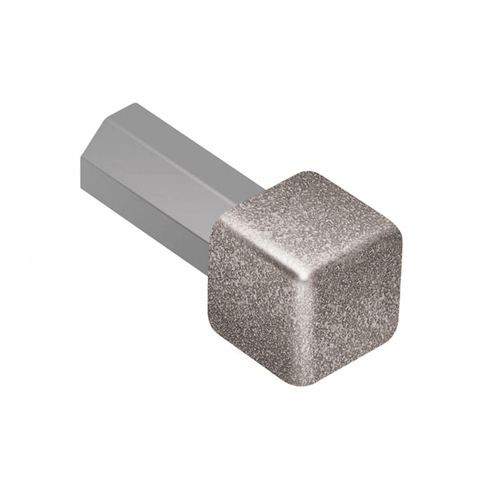 Schluter RONDEC Coin intérieur 90° - aluminium gris pierre 3/8" (10 mm)
