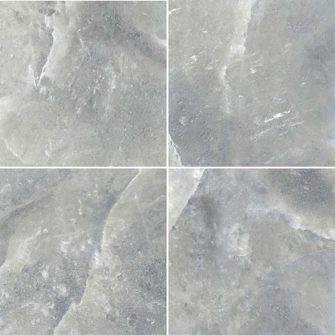 Carreaux de céramique Collection Rock Salt 24 po x 24 po, vert poli, finition brillante