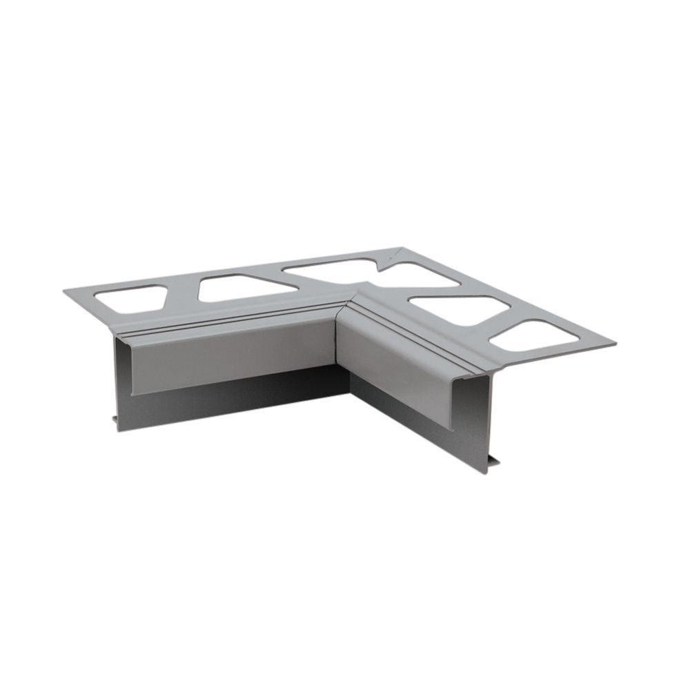 Schluter BARA-RAK Coin intérieur 90° pour profilé de bordure de balcon aluminium gris classique