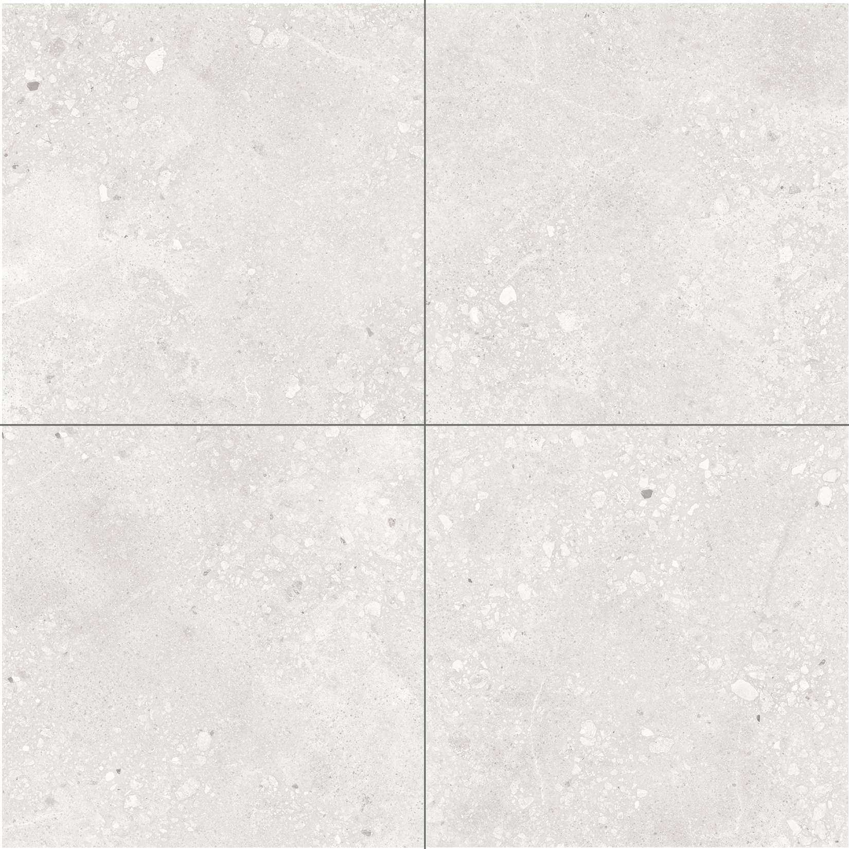 Carreaux de céramique Collection Portland 24 po x 24 po Bianco, finition mate