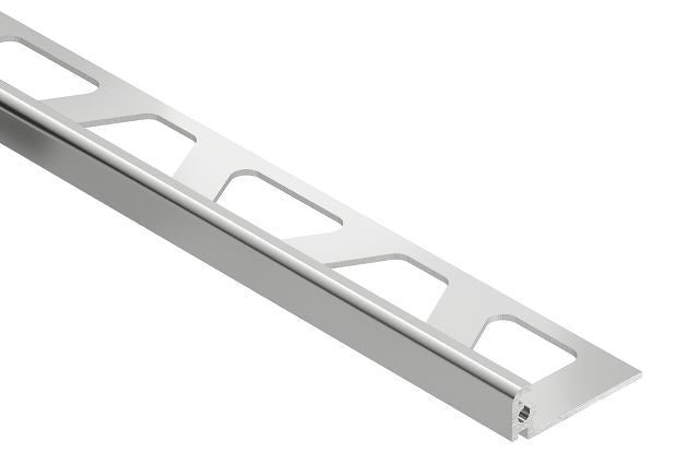 Schluter JOLLY Moulure de bordure de mur Aluminium anodisé Chrome poli 3/8" (10 mm) x 10'