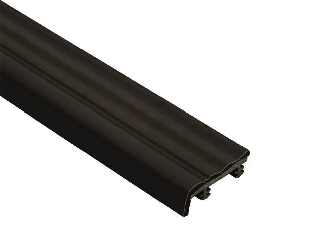 Schluter TREP-S Insert de remplacement - plastique PVC noir 1-1/32" (26 mm) x 9' 10"