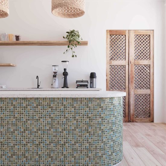 Carreaux de céramique | Collection Jamila - Mosaïque - 1 po x 1 po