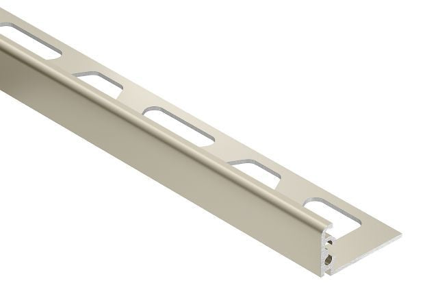 Schluter JOLLY Moulure de bordure de mur Aluminium anodisé Nickel mat 1/2" (12.5 mm) x 10'