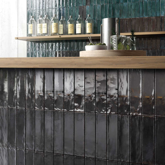 Carreaux de céramique | Collection Metallica - 2 po x 10 po