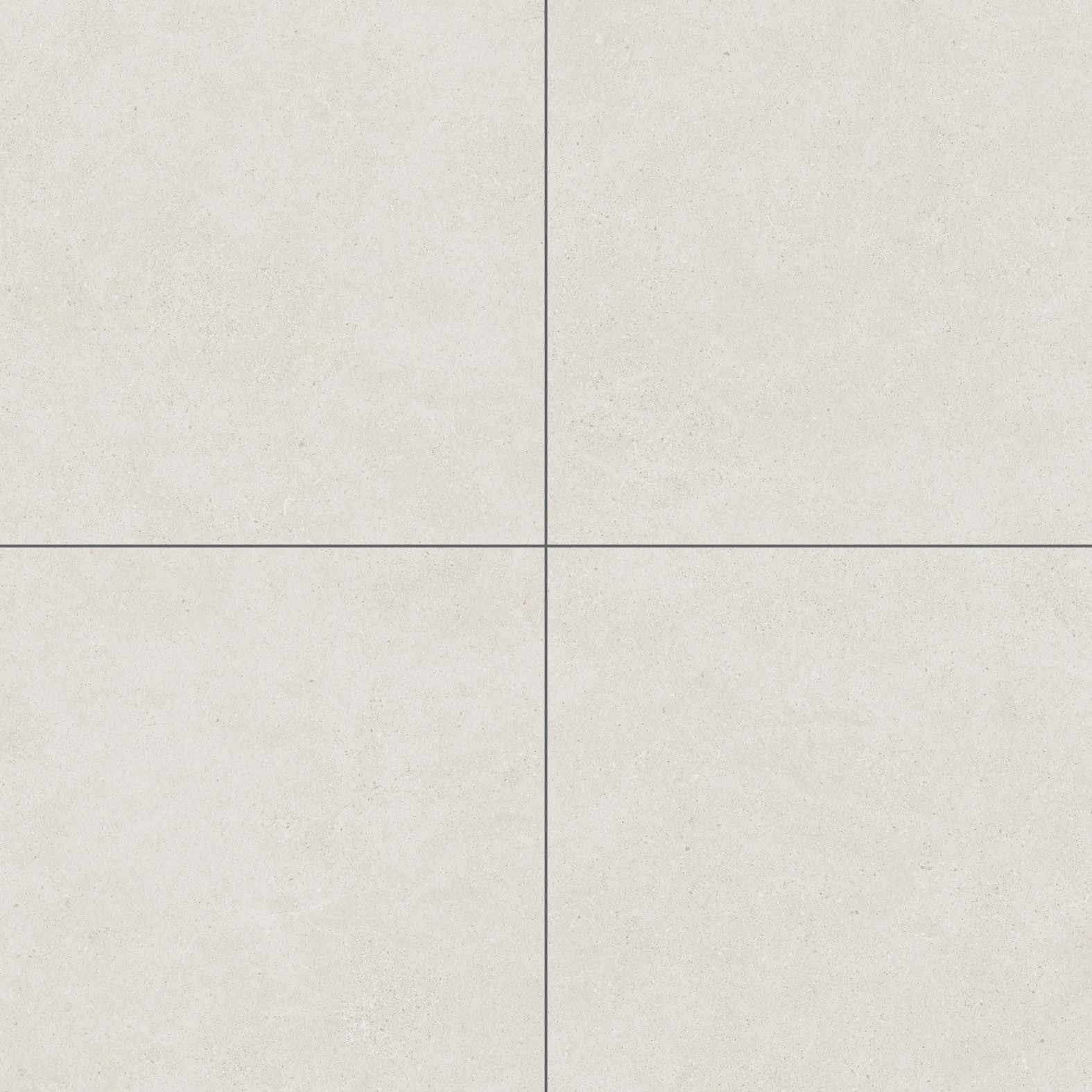 Carreaux de céramique Collection Kalksten 24 po x 24 po Neige fini mat