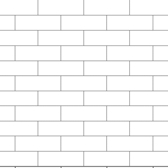 Carreaux de céramique Collection Essential 4 po x 12 po Bianco blanc mat rectangulaire