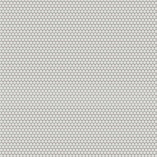 Carreaux de céramique | Collection Precious - Mosaïque Hex - 0,6 po x 0,6 po Blanc Mosaïque He x - 0,6 po x 0,6 po Mat
