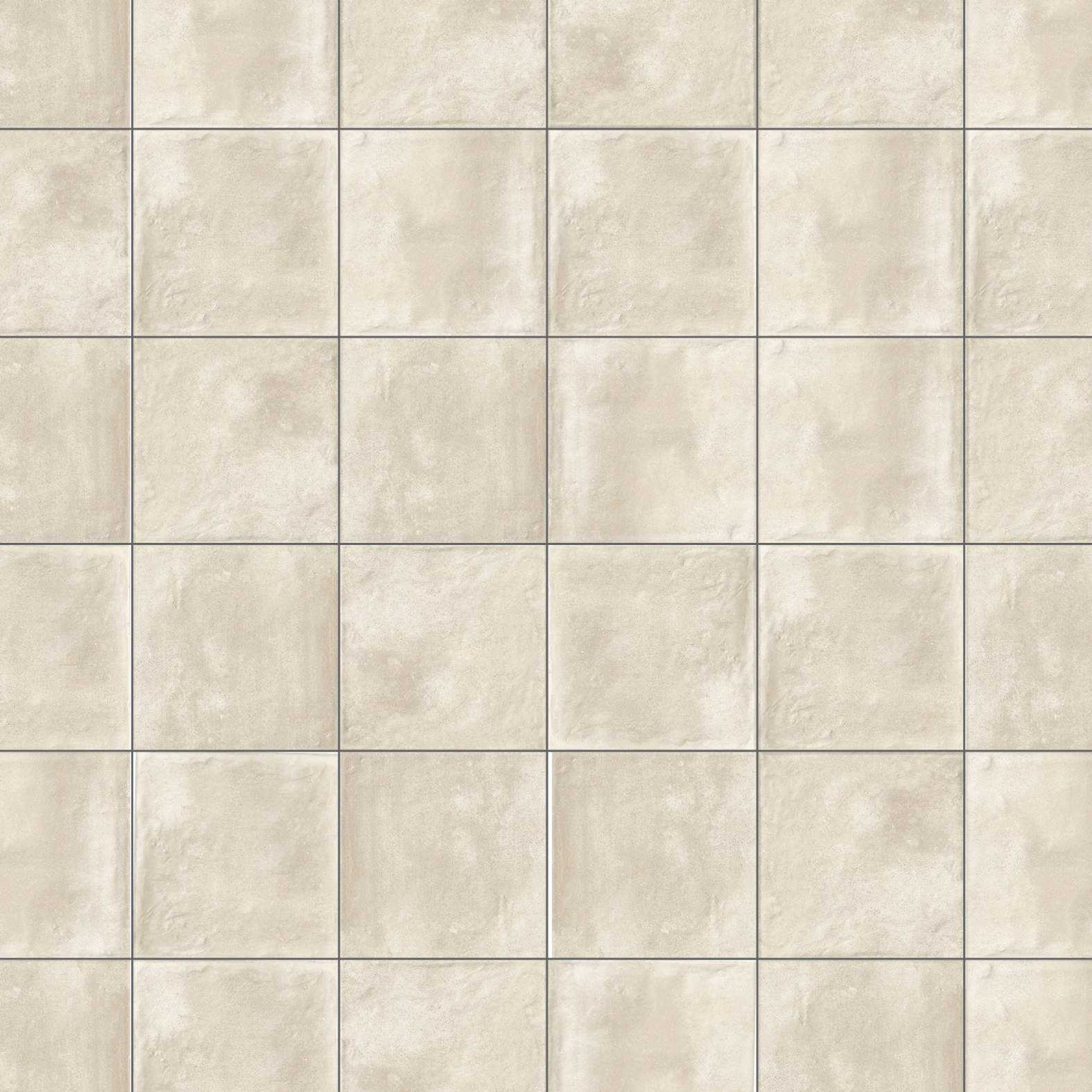 Carreaux de céramique Collection Forme 8 po x 8 po Avorio mat, finition ivoire uniforme et surface lisse