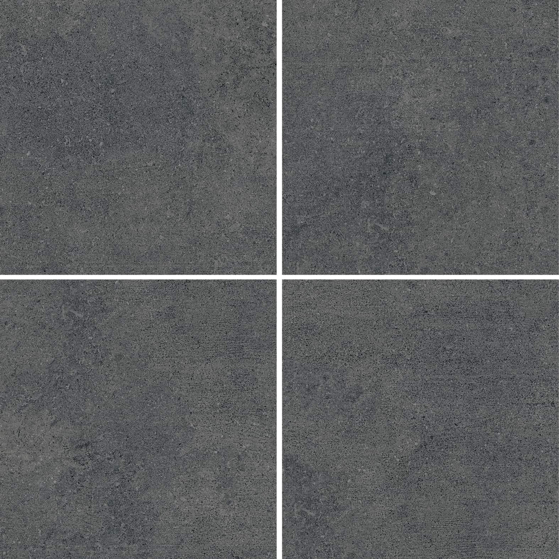 <p>Carreaux de céramique Collection Newcon 24 po x 24 po — gris foncé, fini mat</p>