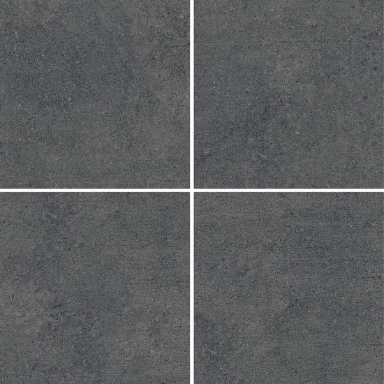 <p>Carreaux de céramique Collection Newcon 24 po x 24 po — gris foncé, fini mat</p>