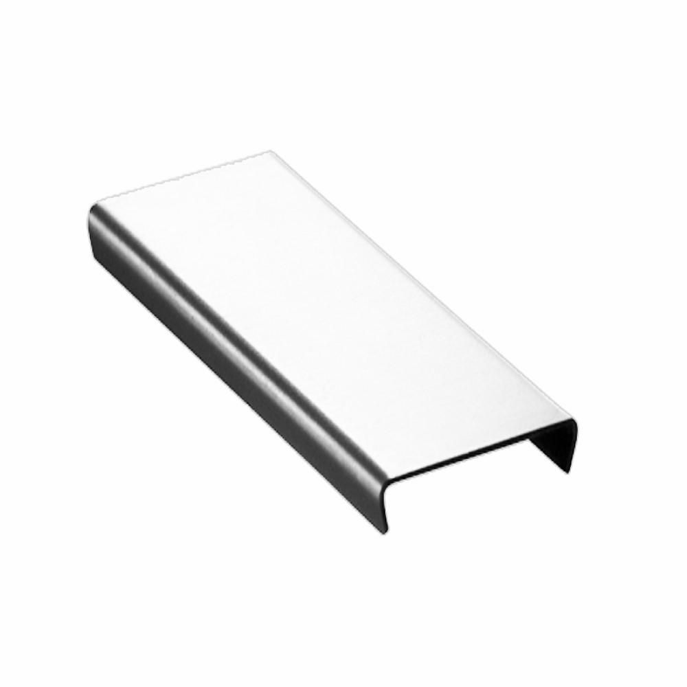 Schluter KERDI-LINE-FC Plaque de recouvrement de drains - Stainless Steel (V4) Chrome 1-3/8"