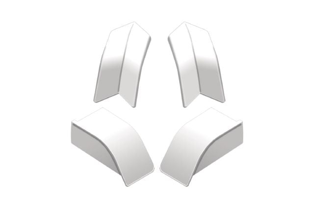 Schluter DILEX-AS Ensemble de coins - plastique PVC blanc éclatant