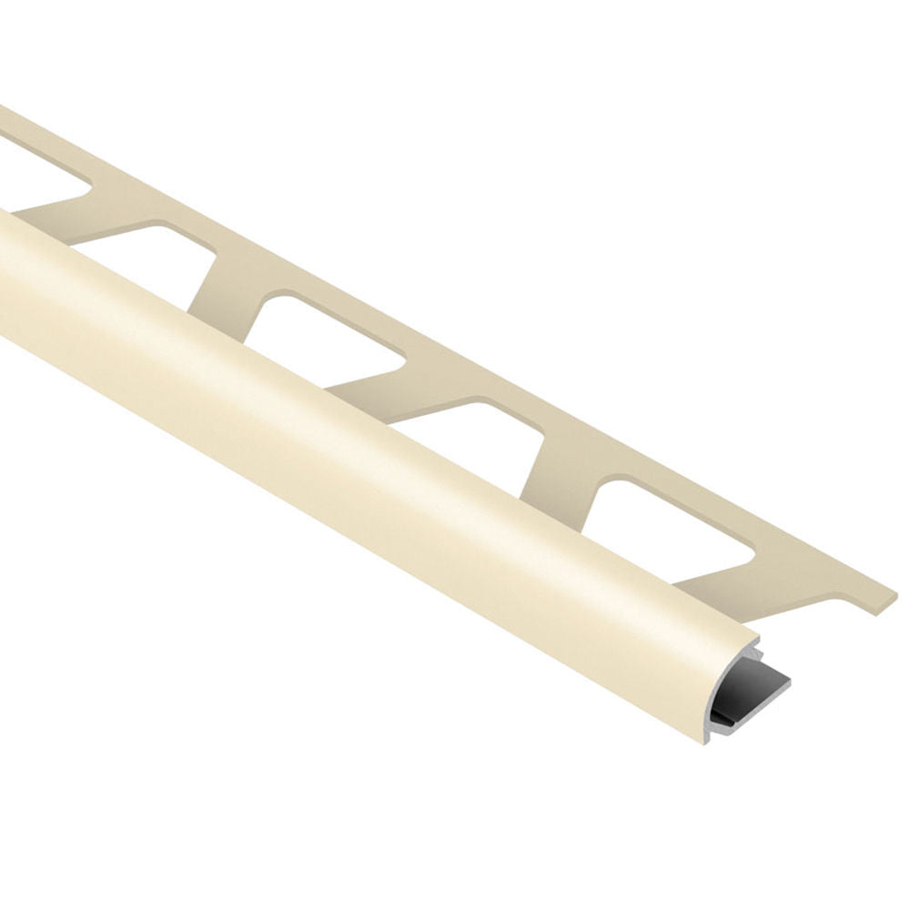 Schluter RONDEC Profilé de bordure rond - aluminium sable 1/4" (6 mm) x 8' 2-1/2"