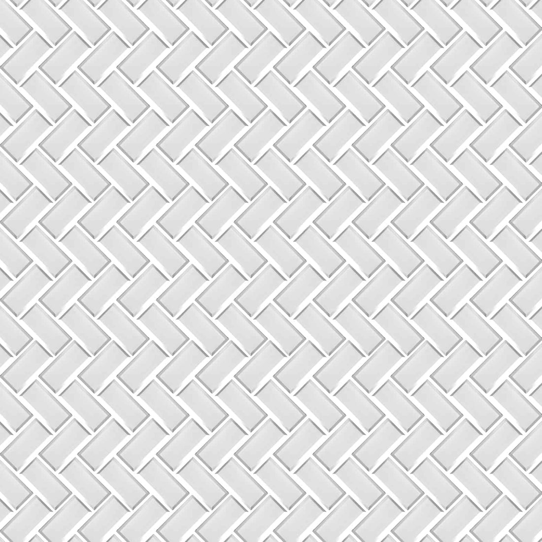 Carreaux de céramique | Collection Crystal - 2 po x 4 po Herringbone