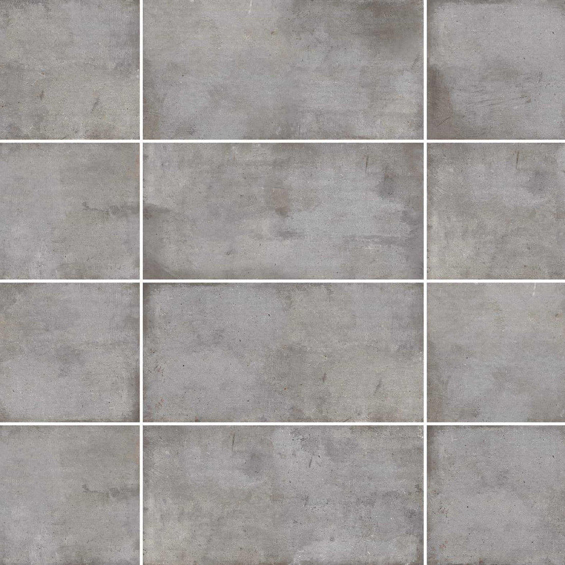 Carreaux de céramique Teknostone 12 po x 24 po, coloris fumée, finition mate