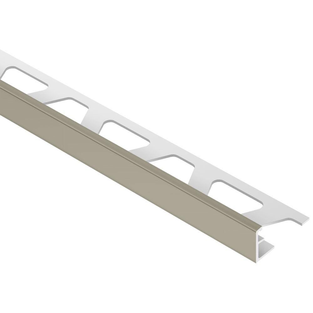 Schluter JOLLY-P Profilé de bordure de mur - Plastique PVC gris 1/2" (12.5 mm) x 8' 2-1/2"