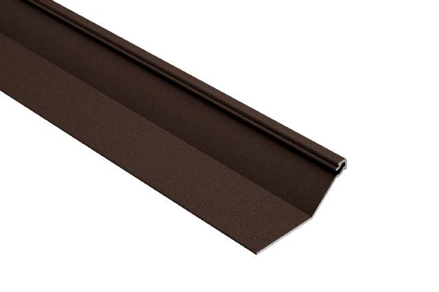 Schluter FINEC-SQ Moulure de finition et de protection des rebords avec surface visible mince et carrée Aluminium Bronze 1/2" x 8' 2-1/2"