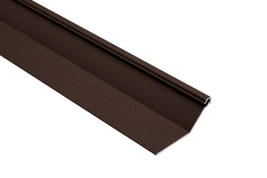 Schluter FINEC-SQ Moulure de finition et de protection des rebords avec surface visible mince et carrée Aluminium Bronze 1/2" x 8' 2-1/2"