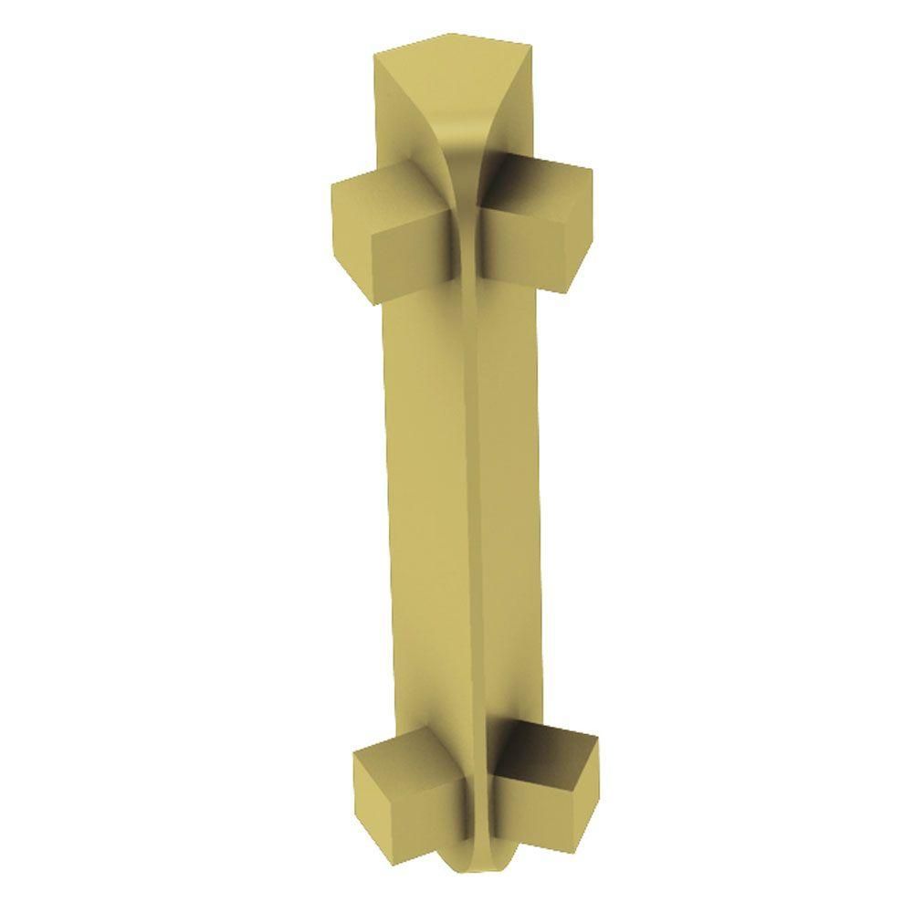 Schluter RONDEC-CT Coin intérieur 135° - aluminium anodisé laiton mat 1/2" (12.5 mm)