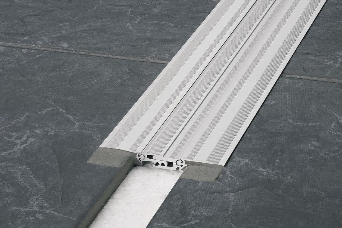 Schluter DILEX-BTS profilé de joint d'expansion robuste à zone télescopique, aluminium anodisé mat, 3/8 (10 mm)