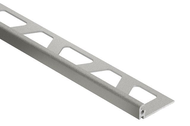 Schluter JOLLY Moulure de bordure de mur Aluminium Gris Pierre 1/4" (6 mm) x 8' 2-1/2"
