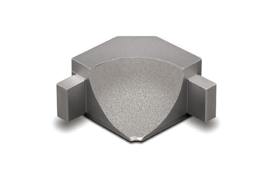 Schluter DILEX-AHKA Coin intérieur 90° avec un radius de 3/8" (10 mm) - aluminium grège