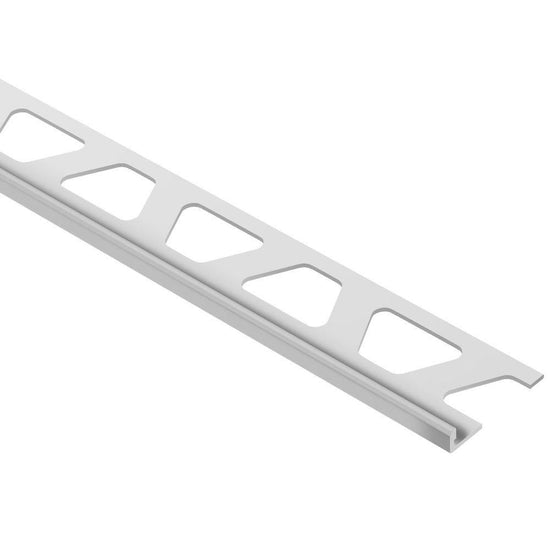 Schluter JOLLY-P Profilé de bordure de mur - Plastique PVC gris classique 3/16" (4.5 mm) x 8' 2-1/2"
