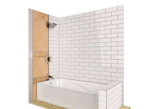 Schluter KERDI-TUBKIT Ensemble pour coutour de baignoire complet 75 pi²