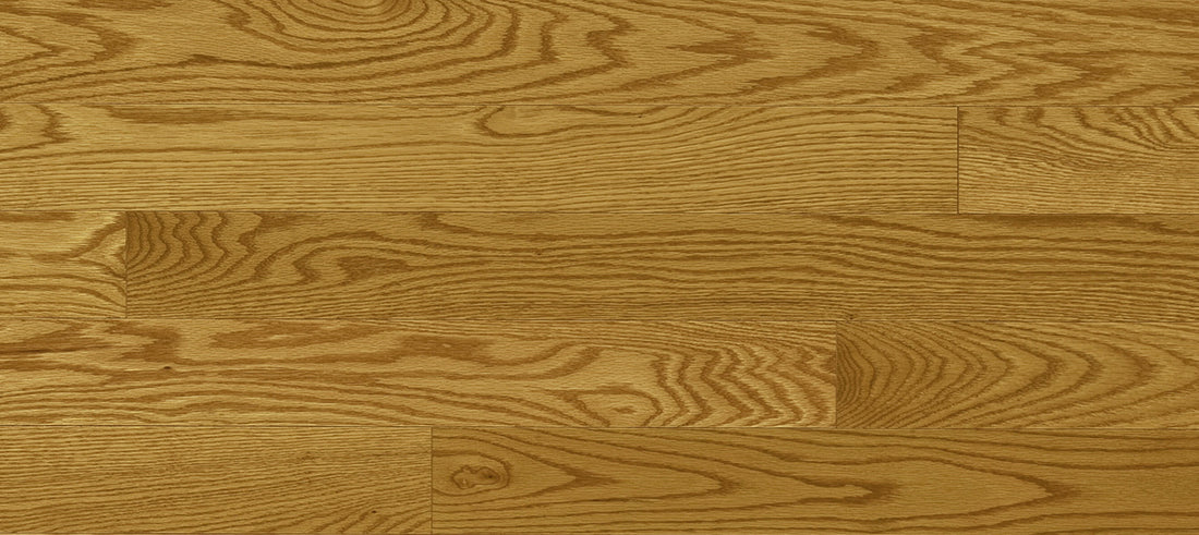 Preverco Bois d'ingénierie Flex16 Chêne rouge Nuance Honey Satiné, largeur 5-1/8 po épaisseur 5/8 po, grain chaleureux