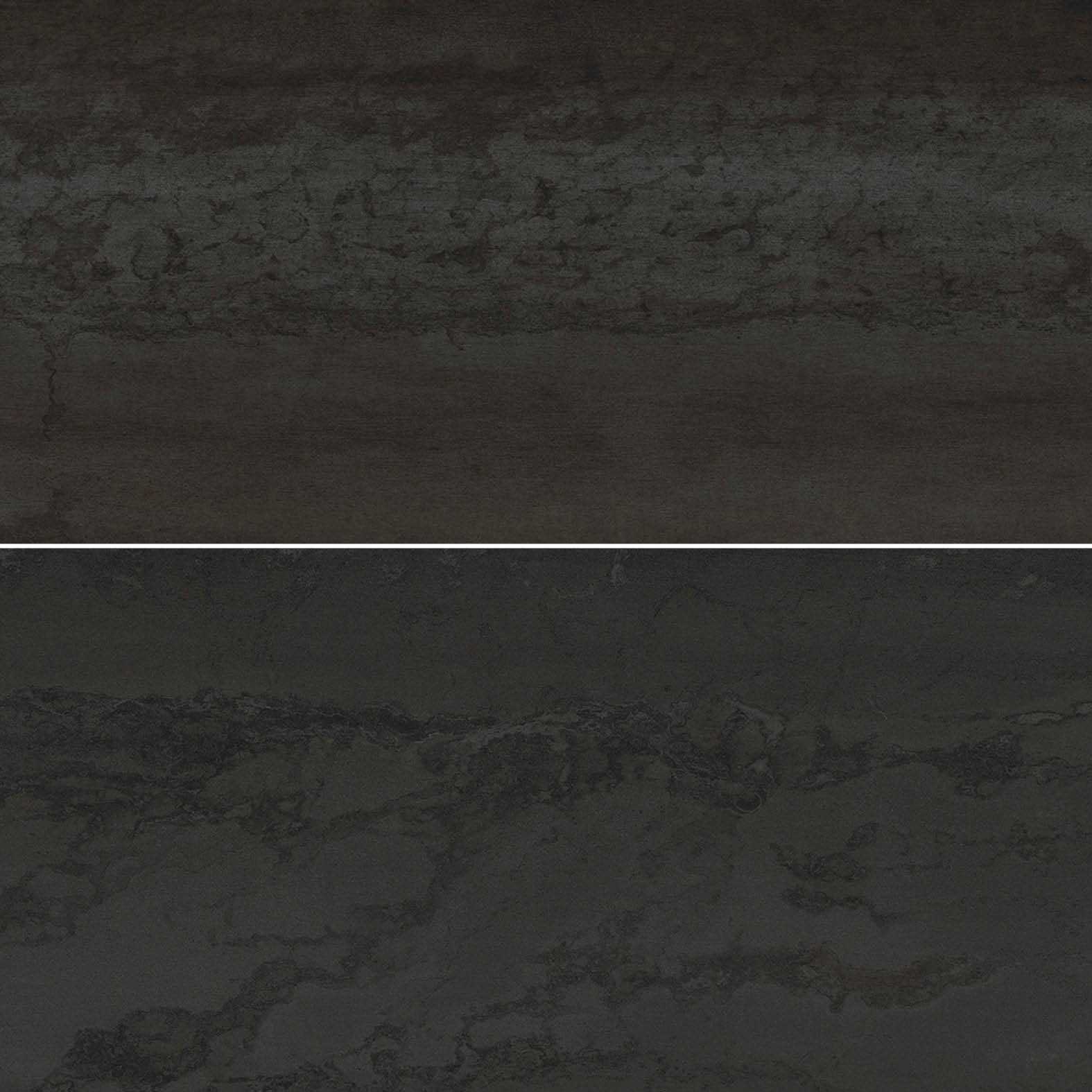 Carreaux de céramique Collection Metallica 24 po x 48 po, ton foncé, finition mate