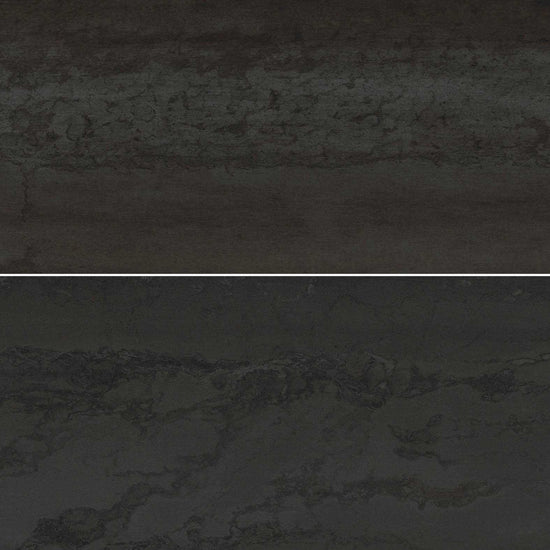 Carreaux de céramique Collection Metallica 24 po x 48 po, ton foncé, finition mate