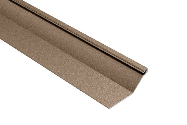 Schluter FINEC-SQ Moulure de finition et de protection des rebords avec surface visible mince et carrée Aluminium Beige 7/16" x 8' 2-1/2"