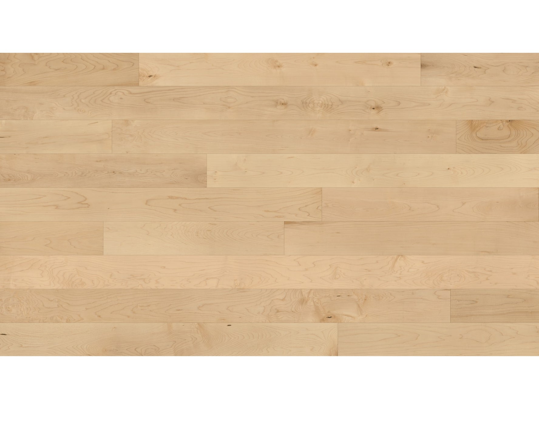 Preverco Bois franc SolidClassic Érable V+ Naturel Mat 4-1/4 po 3/4 po, planche érable clair, fini mat, microchanfrein V+