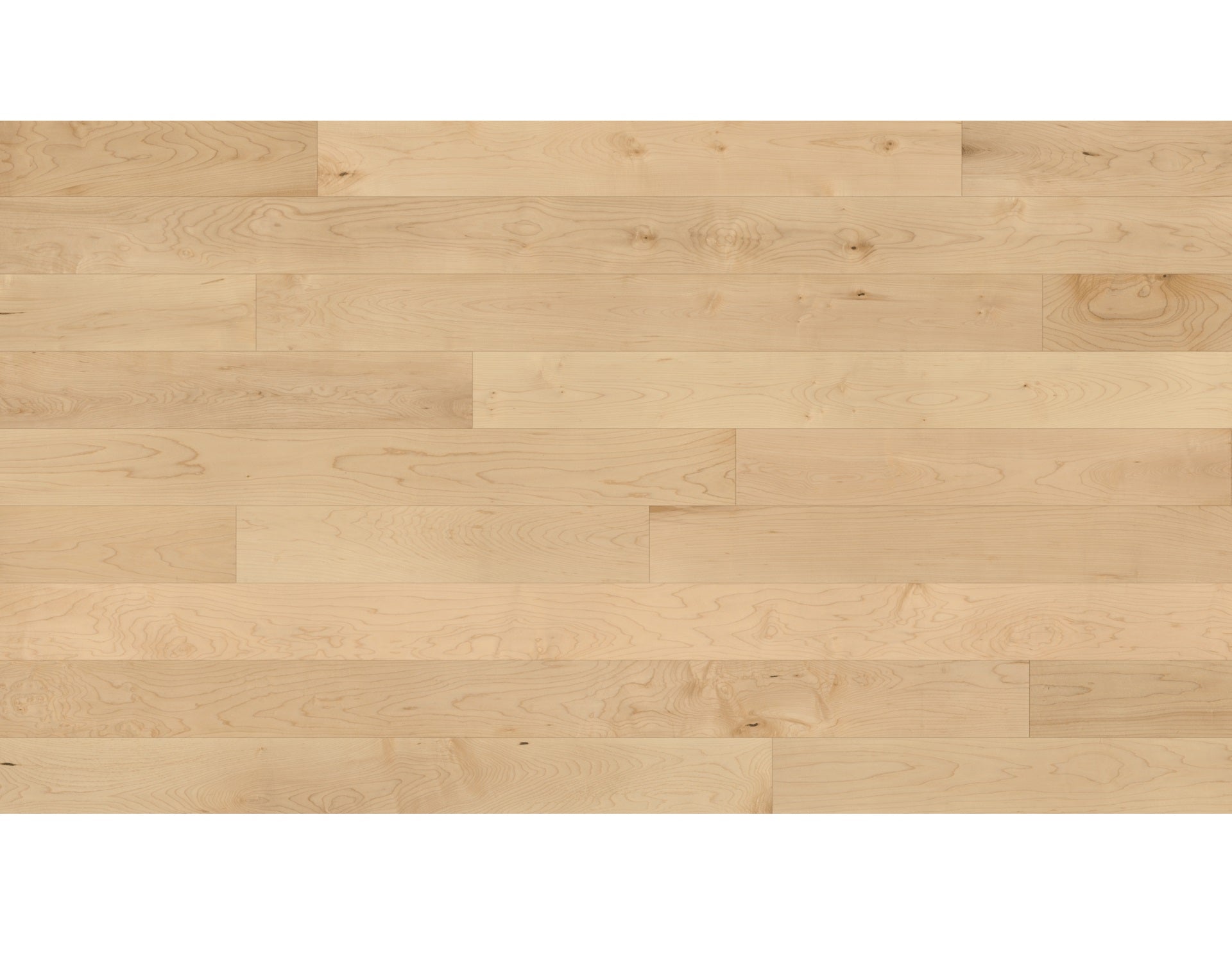 Preverco Bois franc SolidClassic Érable V+ Naturel Mat 4-1/4 po 3/4 po, planche érable clair, fini mat, microchanfrein V+