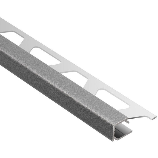 Schluter QUADEC Profilé de bordure carré - aluminium étain 3/8" (10 mm) x 8' 2-1/2"